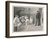 Recruits Await Their Medical Examination-Joseph Straka-Framed Art Print