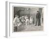 Recruits Await Their Medical Examination-Joseph Straka-Framed Art Print