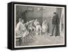 Recruits Await Their Medical Examination-Joseph Straka-Framed Stretched Canvas