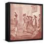 'Recruits' c18th century (1909)-Watson & Dixon-Framed Stretched Canvas