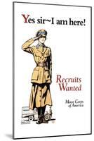 Recruits Wanted: Motor Corps of America-Edward Penfield-Mounted Art Print