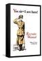 Recruits Wanted: Motor Corps of America-Edward Penfield-Framed Stretched Canvas