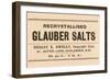 Recrystallized Glauber Salts-null-Framed Art Print