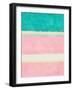 Rectangle Beach Blocks of Color II-SD Graphics Studio-Framed Art Print