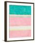 Rectangle Beach Blocks of Color II-SD Graphics Studio-Framed Art Print