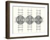 Rectangular Railway Turning Plates-null-Framed Giclee Print