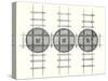 Rectangular Railway Turning Plates-null-Stretched Canvas