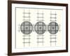 Rectangular Railway Turning Plates-null-Framed Giclee Print