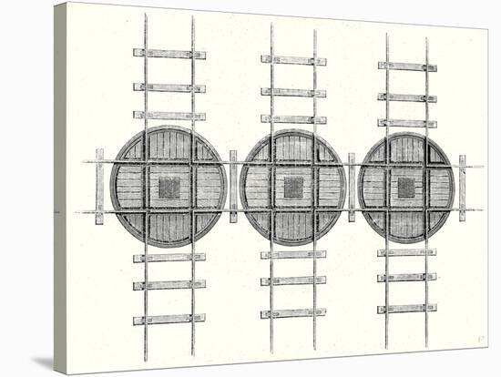 Rectangular Railway Turning Plates-null-Stretched Canvas