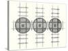 Rectangular Railway Turning Plates-null-Stretched Canvas