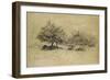 Recto: Chailly, C. 1859-Camille Pissarro-Framed Giclee Print