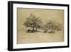 Recto: Chailly, C. 1859-Camille Pissarro-Framed Giclee Print