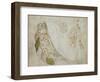 Recto: Studies of Costume-Antonio Pisanello-Framed Giclee Print