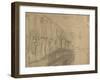 Recto: Study of London Bridge for 'London Bridge on the Night of the Marriage of the Prince and Pri-William Holman Hunt-Framed Giclee Print