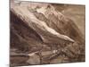 Recto: the Glacier Des Bossons-John Ruskin-Mounted Giclee Print