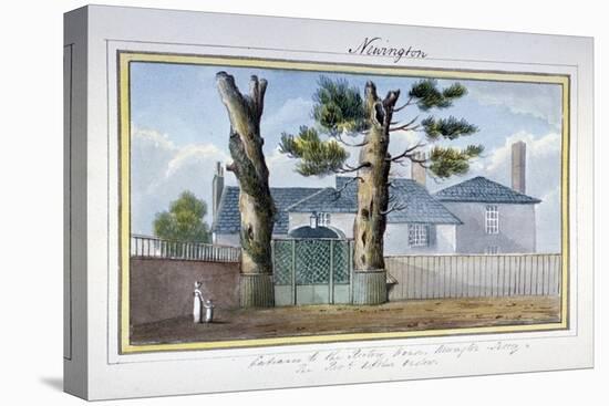 Rector's House in Newington Butts, Southwark, London, C1825-G Yates-Stretched Canvas