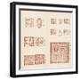 Recueil de sceaux-null-Framed Giclee Print