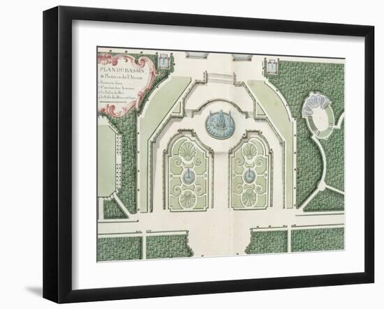 Recueil des châteaux, jardins, bosquets et fontaines de Versailles, Trianon-null-Framed Giclee Print