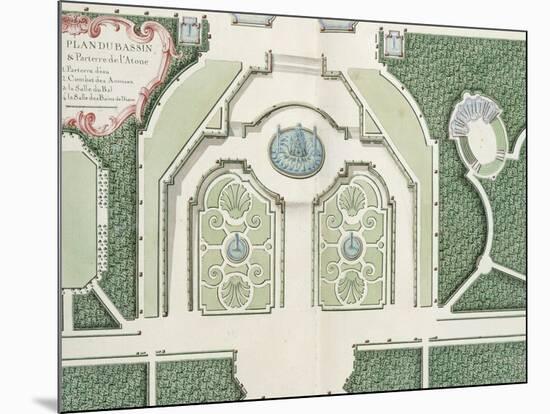 Recueil des châteaux, jardins, bosquets et fontaines de Versailles, Trianon-null-Mounted Giclee Print