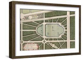 Recueil des châteaux, jardins, bosquets et fontaines de Versailles, Trianon-null-Framed Giclee Print