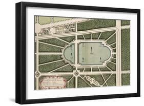 Recueil des châteaux, jardins, bosquets et fontaines de Versailles, Trianon-null-Framed Giclee Print