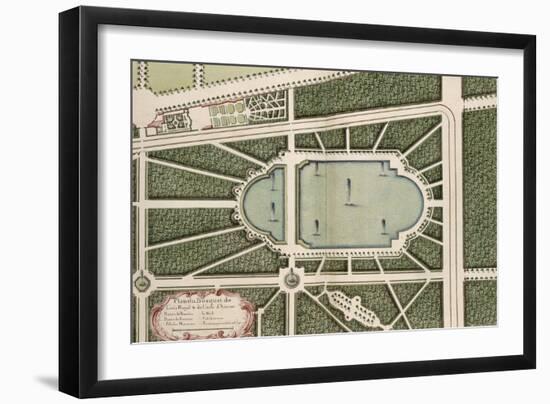 Recueil des châteaux, jardins, bosquets et fontaines de Versailles, Trianon-null-Framed Giclee Print