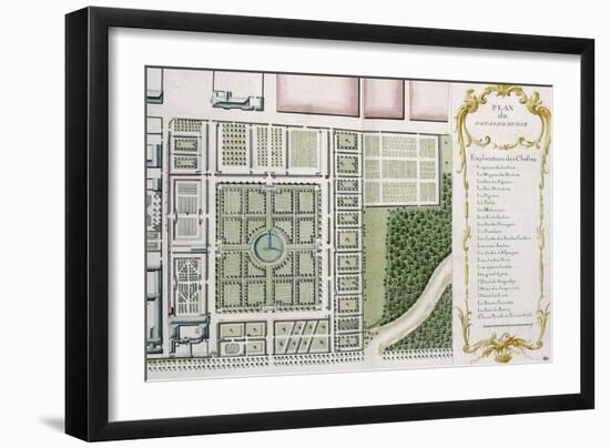 Recueil des châteaux, jardins, bosquets et fontaines de Versailles, Trianon-null-Framed Premium Giclee Print