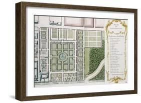 Recueil des châteaux, jardins, bosquets et fontaines de Versailles, Trianon-null-Framed Giclee Print