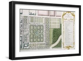 Recueil des châteaux, jardins, bosquets et fontaines de Versailles, Trianon-null-Framed Giclee Print