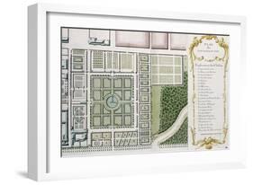 Recueil des châteaux, jardins, bosquets et fontaines de Versailles, Trianon-null-Framed Giclee Print