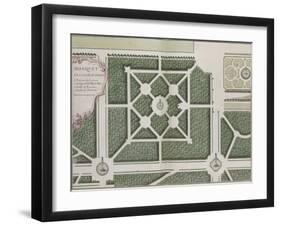 Recueil des châteaux, jardins, bosquets et fontaines de Versailles, Trianon-null-Framed Giclee Print
