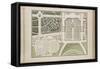 Recueil des "Plans des châteaux et parcs de Versailles, Trianon et Marly vers 1732" ; Relié aux-Pierre Prieur-Framed Stretched Canvas