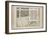 Recueil des "Plans des châteaux et parcs de Versailles, Trianon et Marly vers 1732" ; Relié aux-Pierre Prieur-Framed Giclee Print