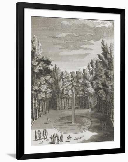 Recueil des "Plans, Profils et Elévations du Château de Versailles..." : planche 46 (1) : vue du-null-Framed Giclee Print