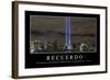 Recuerdo. Cita Inspiradora Y Póster Motivacional-null-Framed Photographic Print