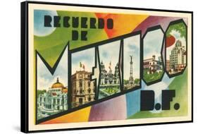 Recuerdo De Mexico, Df-null-Framed Stretched Canvas