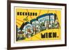 Recuerdo De Morelia, Mich., Mexico-null-Framed Premium Giclee Print