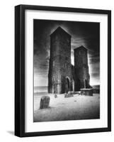 Reculver Towers and Roman Fort, Kent, England-Simon Marsden-Framed Giclee Print