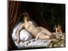 Recumbant Venus with Cupid, 1839-Emil Jacobs-Mounted Giclee Print