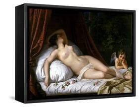 Recumbant Venus with Cupid, 1839-Emil Jacobs-Framed Stretched Canvas