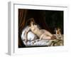 Recumbant Venus with Cupid, 1839-Emil Jacobs-Framed Giclee Print