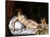 Recumbant Venus with Cupid, 1839-Emil Jacobs-Stretched Canvas