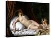 Recumbant Venus with Cupid, 1839-Emil Jacobs-Stretched Canvas