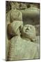 Recumbent Buddha, Gal Vihara (Granite) (Detail)-Sri Lankan-Mounted Giclee Print