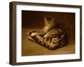 Recumbent Cat, 1898-Théophile Alexandre Steinlen-Framed Giclee Print