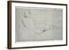 Recumbent Female Nude and Partial Study of a Second Female Figure, C. 1855-1860-Thomas Couture-Framed Giclee Print