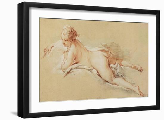 Recumbent Nude-Francois Boucher-Framed Giclee Print