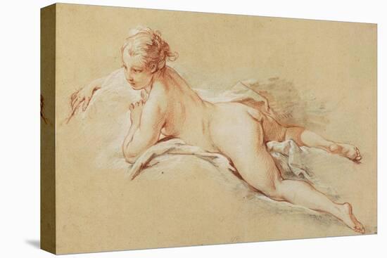 Recumbent Nude-Francois Boucher-Stretched Canvas