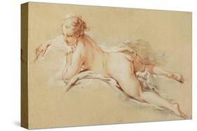 Recumbent Nude-Francois Boucher-Stretched Canvas