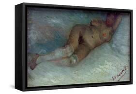 Recumbent Nude-Vincent van Gogh-Framed Stretched Canvas